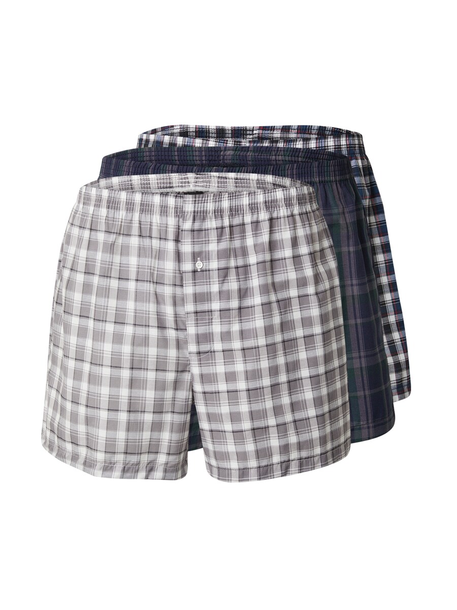 Шорты-боксеры ABOUT YOU Boxer shorts Enzo, цвет navy/grey/green 
Шорты-боксеры ABOUT YOU Boxer shorts Enzo, цвет navy/grey/green