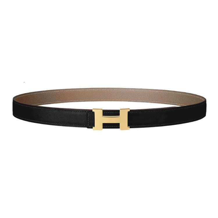 HERMES Женский кожаный ремень из телячьей кожи с позолотой черный коричневый шириной 2,4 см, Black/Brown
HERMES Женский кожаный ремень из телячьей кожи с позолотой черный коричневый шириной 2,4 см, Black/Brown