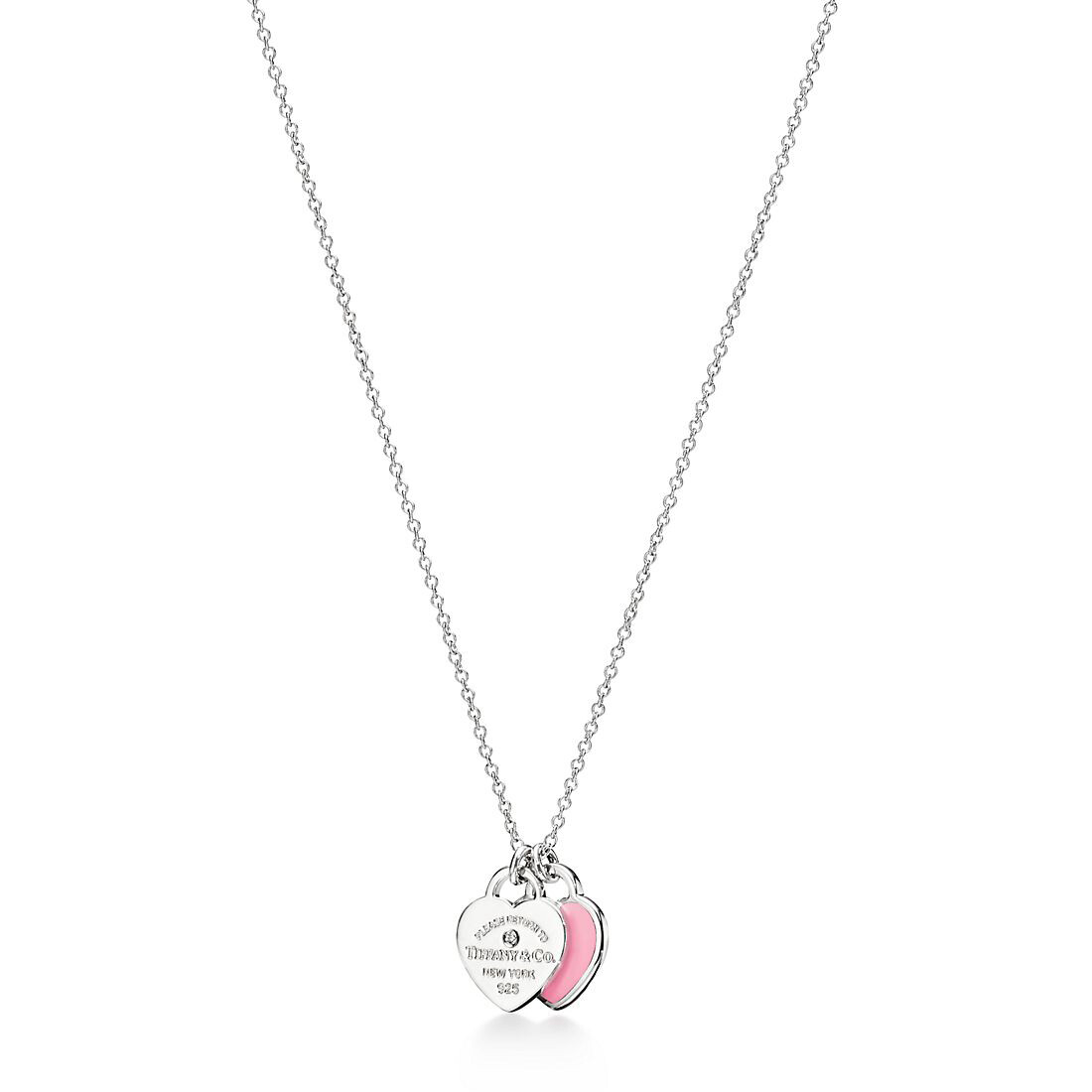 Подвеска Tiffany & Co. Return to Tiffany Pink Double Heart Tag, серебро/бриллиант
Подвеска Tiffany & Co. Return to Tiffany Pink Double Heart Tag, серебро/бриллиант