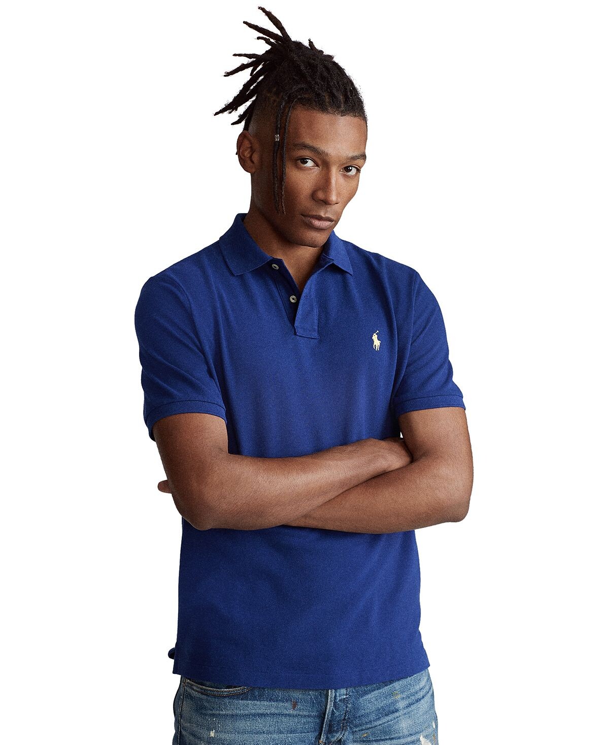 Мужская футболка-поло классического кроя из сетчатой ткани Polo Ralph Lauren, мульти
Мужская футболка-поло классического кроя из сетчатой ткани Polo Ralph Lauren, мульти