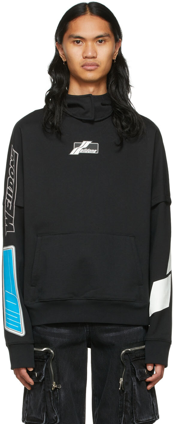 Черный худи из хлопка We11done
Черный худи из хлопка We11done