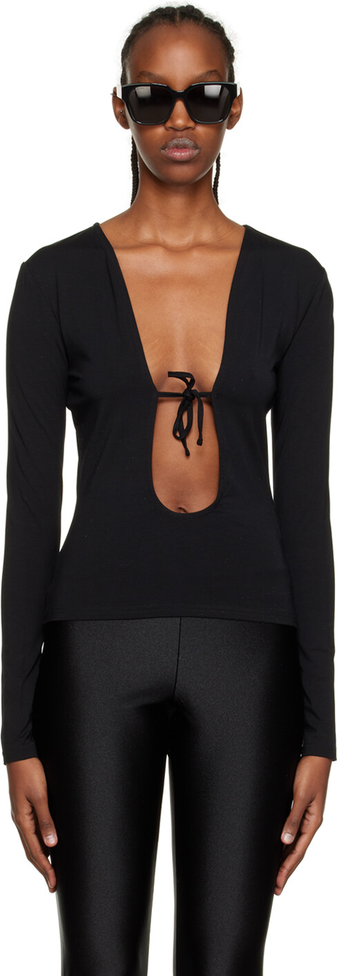 Черная футболка с длинным рукавом с завязками Han Kjobenhavn, Черный, Черная футболка с длинным рукавом с завязками Han Kjobenhavn
Черная футболка с длинным рукавом с завязками Han Kjobenhavn, Черный, Черная футболка с длинным рукавом с завязками Han Kjobenhavn