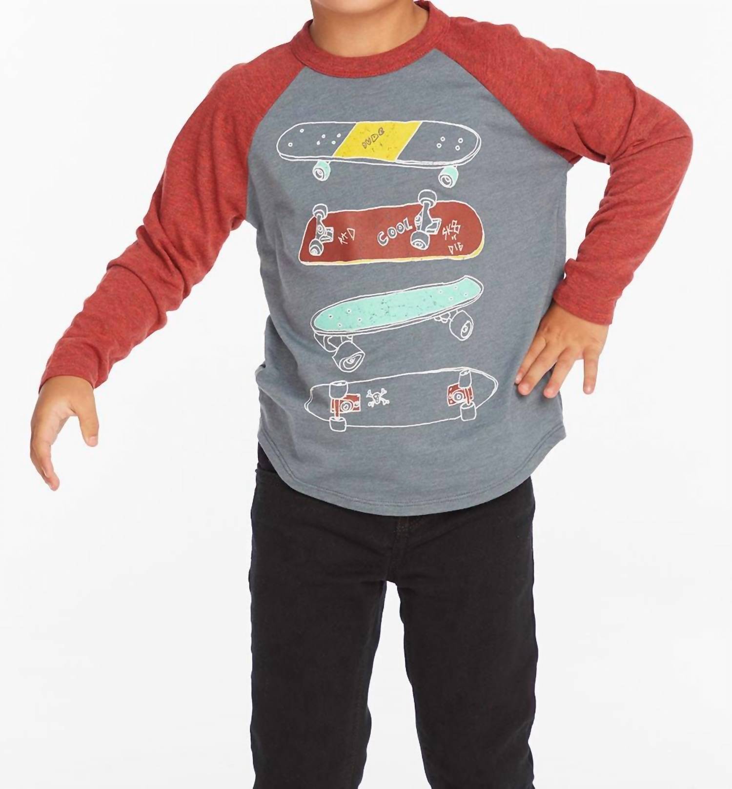 Бейсбольная футболка Boys Skater Life серого цвета Chaser
Бейсбольная футболка Boys Skater Life серого цвета Chaser