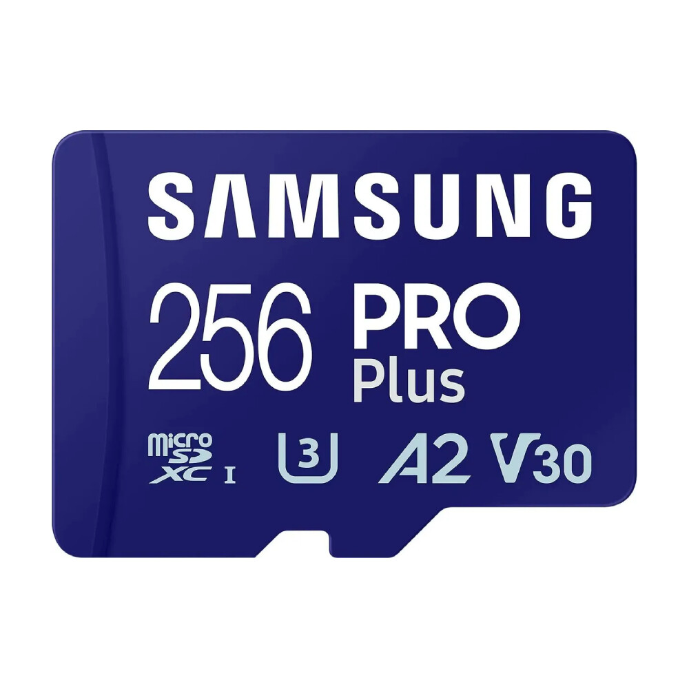 Карта памяти Samsung PRO Plus, microSDXC, 256 ГБ
Карта памяти Samsung PRO Plus, microSDXC, 256 ГБ