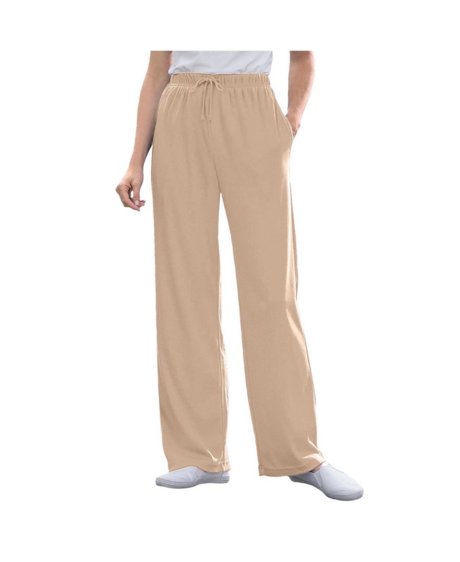 Спортивные трикотажные брюки прямого кроя больших размеров от Bel Size Within Woman Within, New khaki
Спортивные трикотажные брюки прямого кроя больших размеров от Bel Size Within Woman Within, New khaki