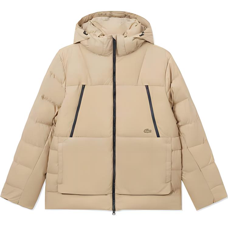 LACOSTE Мужская пуховая куртка молочно-кофейного цвета, Milk Coffee
LACOSTE Мужская пуховая куртка молочно-кофейного цвета, Milk Coffee