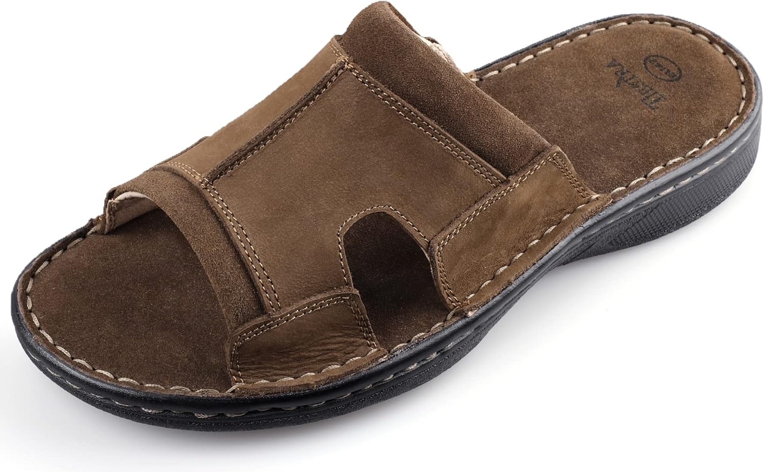 Мужские кожаные слайд-сандалии TIESTRA, удобные легкие летние повседневные пляжные слайды для мужчин, для дома и улицы, шлепанцы на платформе, коричневый
Мужские кожаные слайд-сандалии TIESTRA, удобные легкие летние повседневные пляжные слайды для мужчин, для дома и улицы, шлепанцы на платформе, коричневый