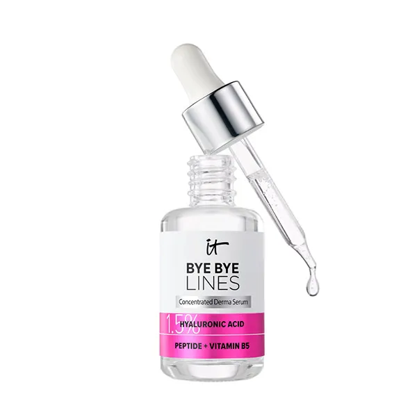 Сыворотка для лица, уменьшающая мимические морщины Bye Bye Lines Hyaluronic Acid Serum It Cosmetics, 30 ml 
Сыворотка для лица, уменьшающая мимические морщины Bye Bye Lines Hyaluronic Acid Serum It Cosmetics, 30 ml