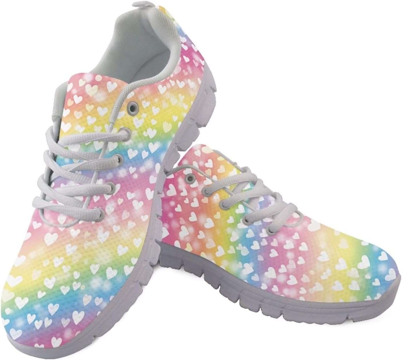 Повседневные кроссовки Легкие беговые теннисные кроссовки Нескользящие спортивные кроссовки для тренировок и занятий в зале для улицы Getelinseng, Rainbow Heart
Повседневные кроссовки Легкие беговые теннисные кроссовки Нескользящие спортивные кроссовки для тренировок и занятий в зале для улицы Getelinseng, Rainbow Heart