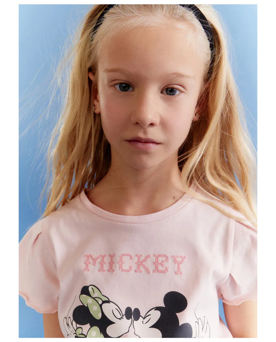 Футболка для девочки с коротким рукавом и вышивкой крестиком Kids El Corte Inglés, розовый
Футболка для девочки с коротким рукавом и вышивкой крестиком Kids El Corte Inglés, розовый
