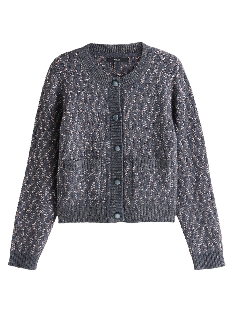 Вязаный кардиган Next Knit Cardigan, серебряный
Вязаный кардиган Next Knit Cardigan, серебряный