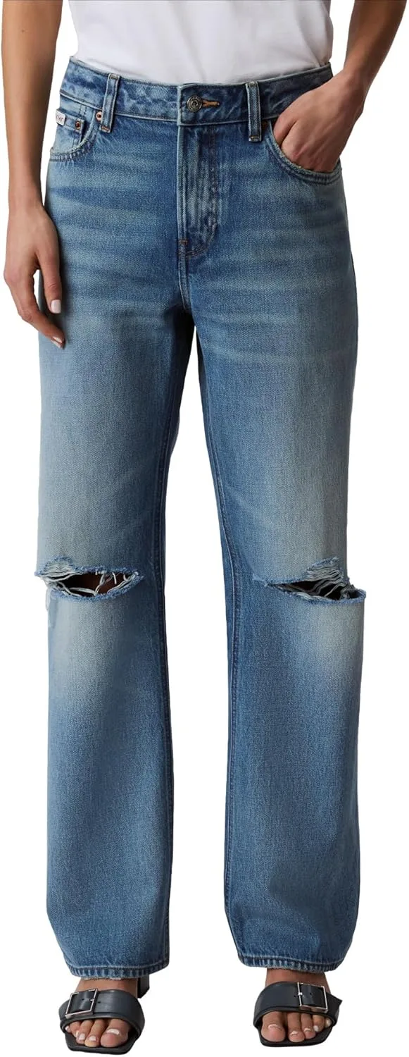 Calvin Klein Womens 90s Straight Jeans
Calvin Klein Womens 90s Straight Jeans