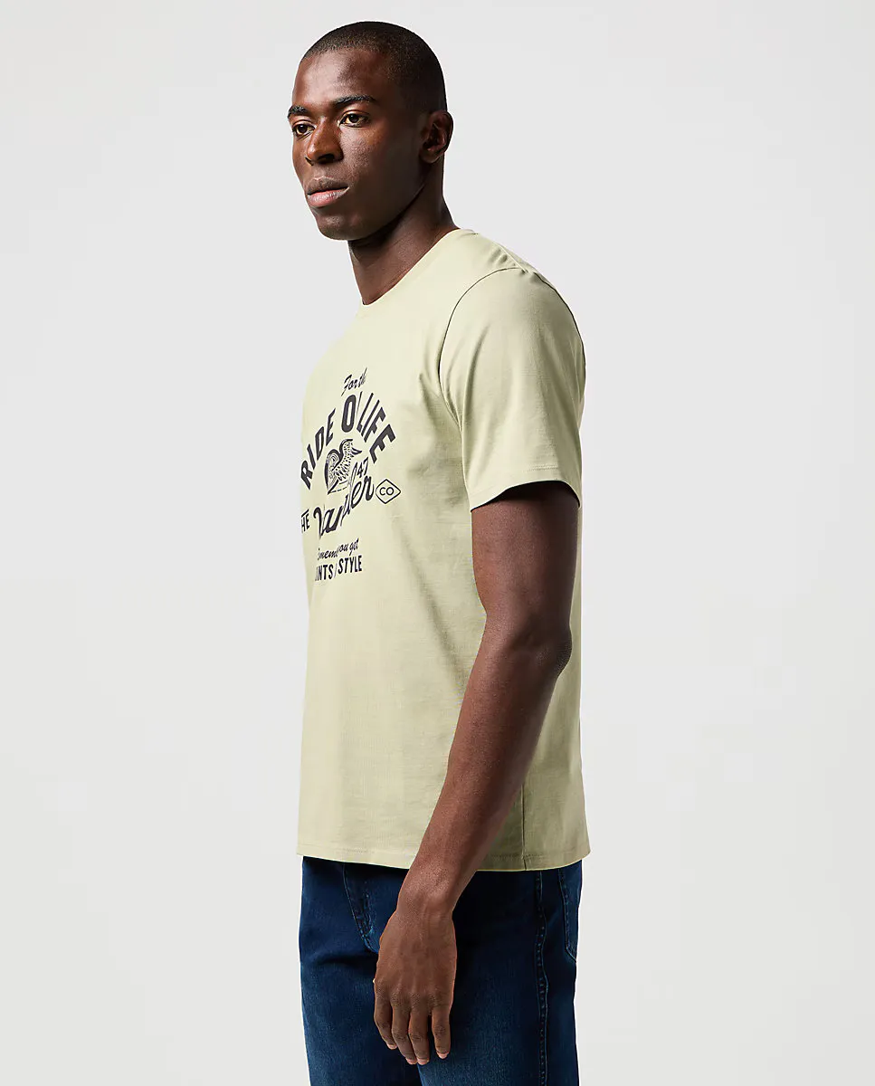 Мужская футболка с короткими рукавами Wrangler, светло-зеленый
Мужская футболка с короткими рукавами Wrangler, светло-зеленый