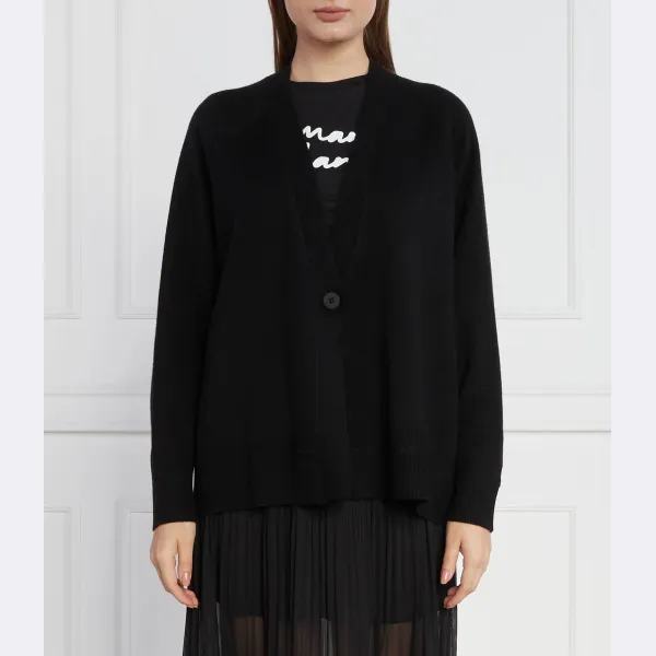 Кардиган классического кроя с добавлением шерсти Armani Exchange, черный
Кардиган классического кроя с добавлением шерсти Armani Exchange, черный