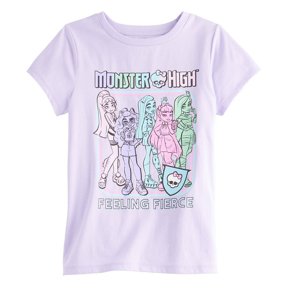 Футболка с рисунком Monster High для девочек 7–16 лет Feeling Fierce Licensed Character, цвет Lilac
Футболка с рисунком Monster High для девочек 7–16 лет Feeling Fierce Licensed Character, цвет Lilac