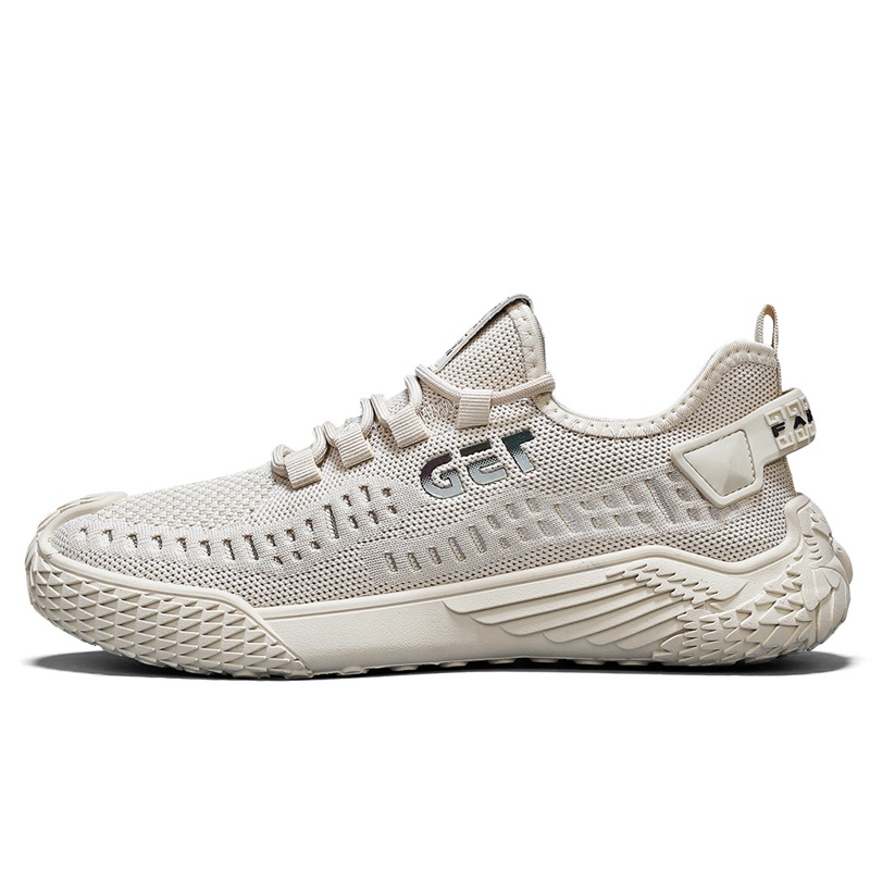 JANECO Износостойкие дышащие мужские низкие кеды бежевые, цвет Beige
JANECO Износостойкие дышащие мужские низкие кеды бежевые, цвет Beige