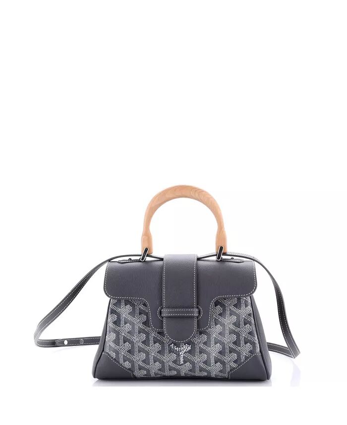 Мини-сумка Saigon с верхней ручкой, покрытая холстом с кожей Pre-Owned Goyard, серый
Мини-сумка Saigon с верхней ручкой, покрытая холстом с кожей Pre-Owned Goyard, серый