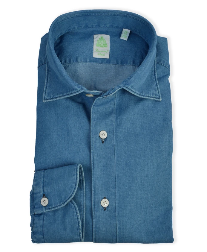 Джинсовая рубашка Гаэта Finamore, синий
Джинсовая рубашка Гаэта Finamore, синий