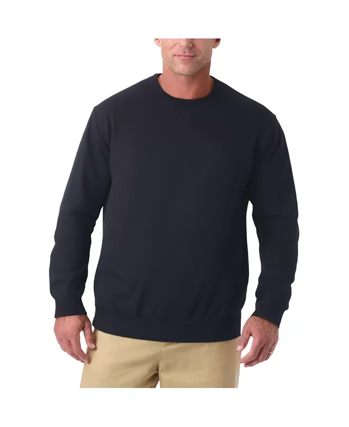 Мужской ультралегкий удобный флисовый свитер с круглым вырезом KingSize, черный
Мужской ультралегкий удобный флисовый свитер с круглым вырезом KingSize, черный