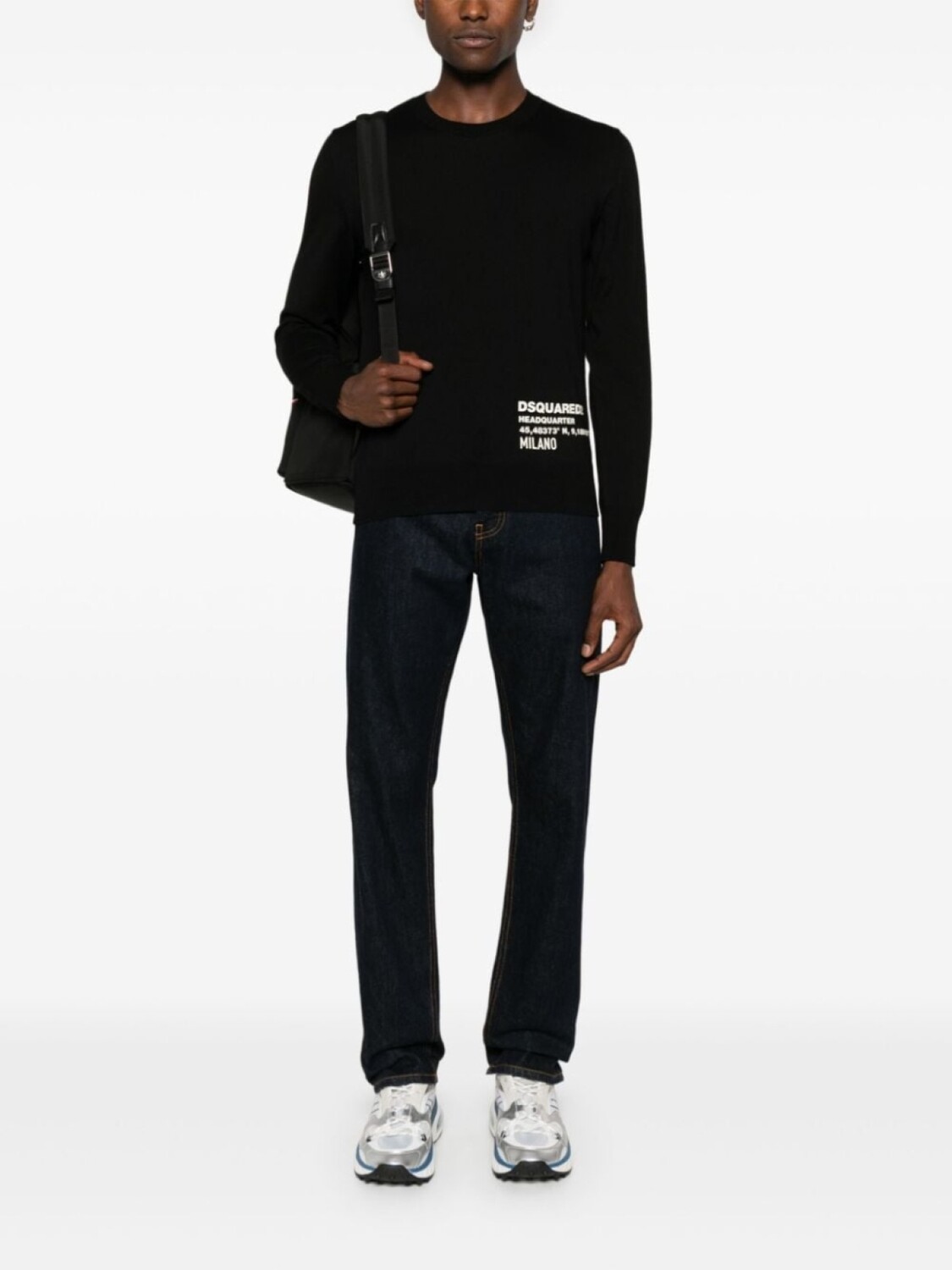 DSQUARED2 джемпер Ceresio 9 с логотипом, черный
DSQUARED2 джемпер Ceresio 9 с логотипом, черный