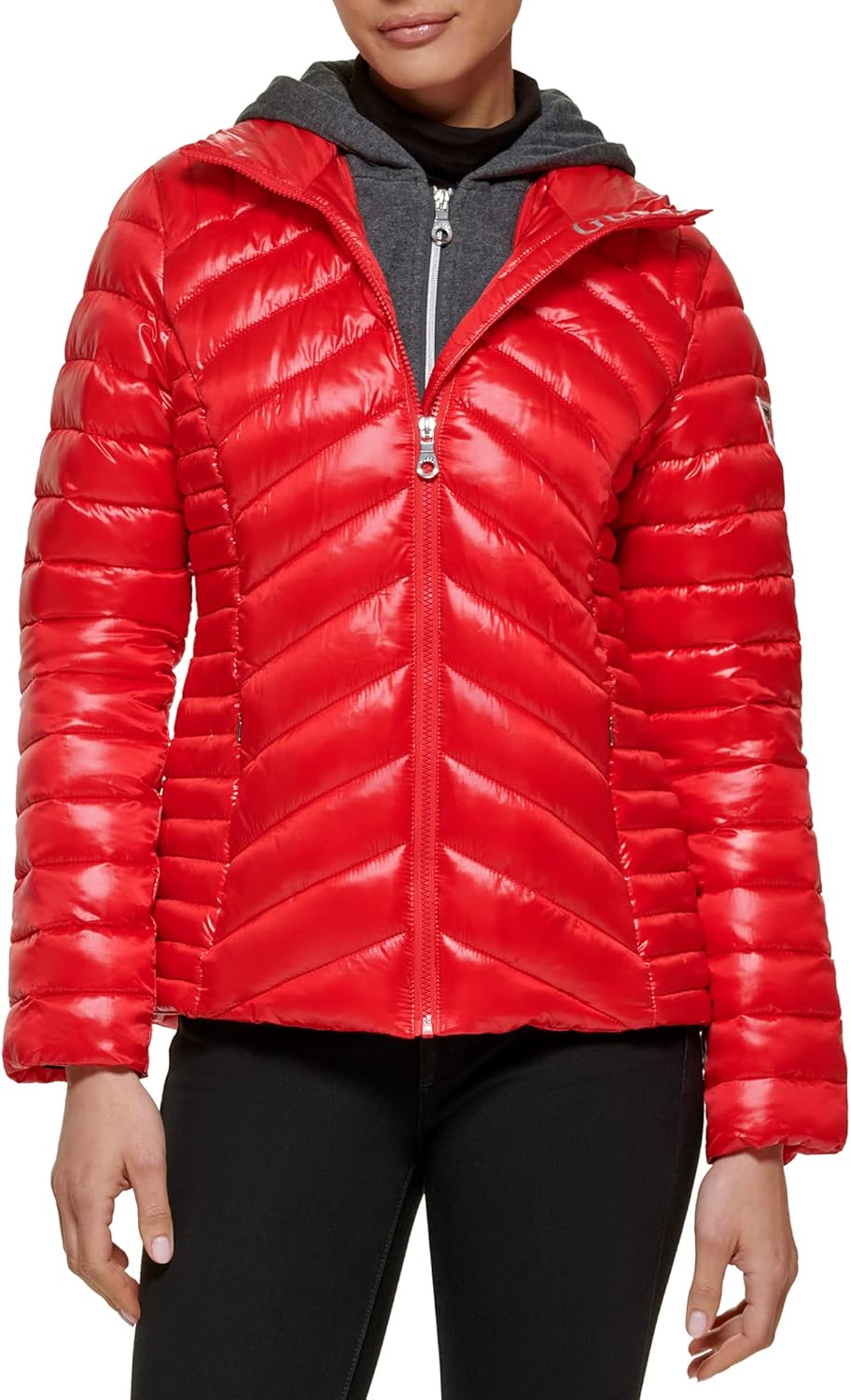 GUESS женская легкая складная куртка - стеганая, переходная пуховик, Quilted Fire Red
GUESS женская легкая складная куртка - стеганая, переходная пуховик, Quilted Fire Red