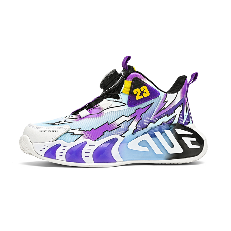 Детские баскетбольные кроссовки с противоскользящей подошвой и защитой от ударов. Для детей от 3 до 7 лет. SAINT WATERS, фиолетовый
Детские баскетбольные кроссовки с противоскользящей подошвой и защитой от ударов. Для детей от 3 до 7 лет. SAINT WATERS, фиолетовый