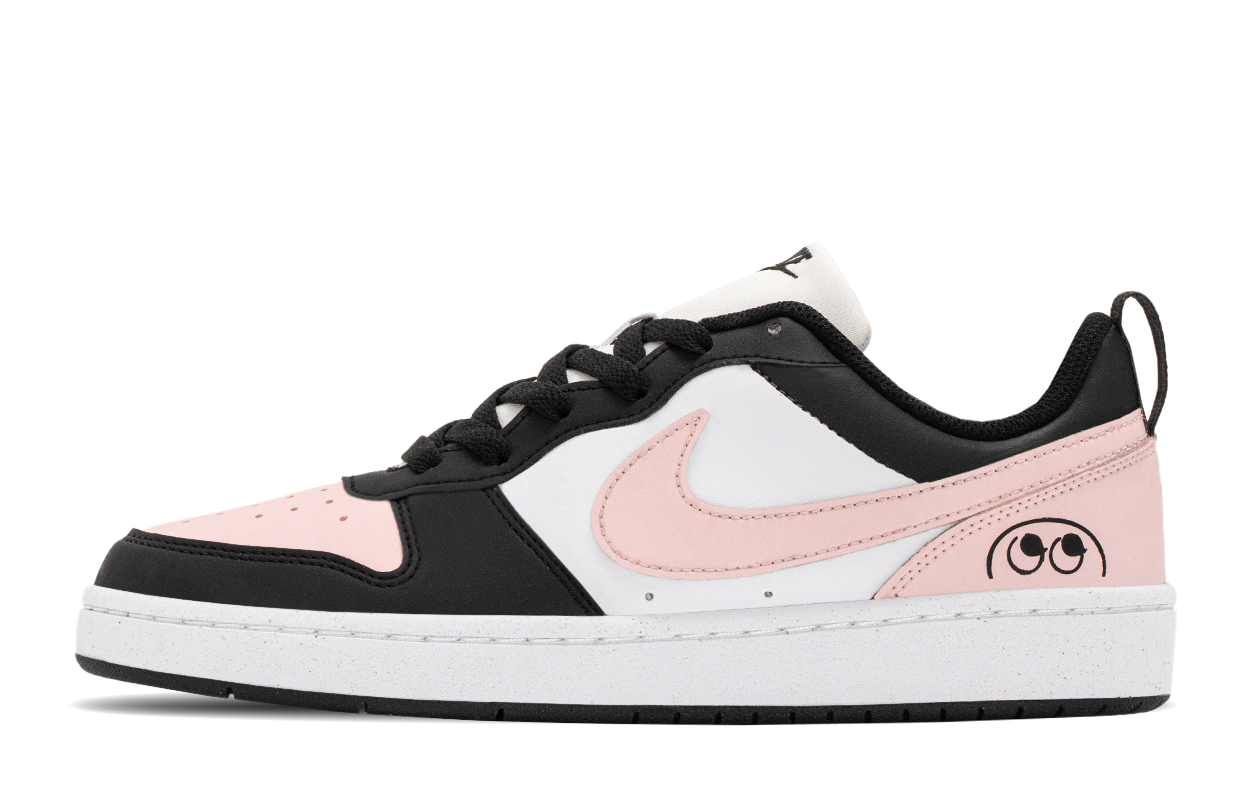 Nike Детские скейтбордистские кроссовки Court Borough Snowball Small Forest с противоскользящей и износостойкой подошвой, низкие, черные и розовые
Nike Детские скейтбордистские кроссовки Court Borough Snowball Small Forest с противоскользящей и износостойкой подошвой, низкие, черные и розовые