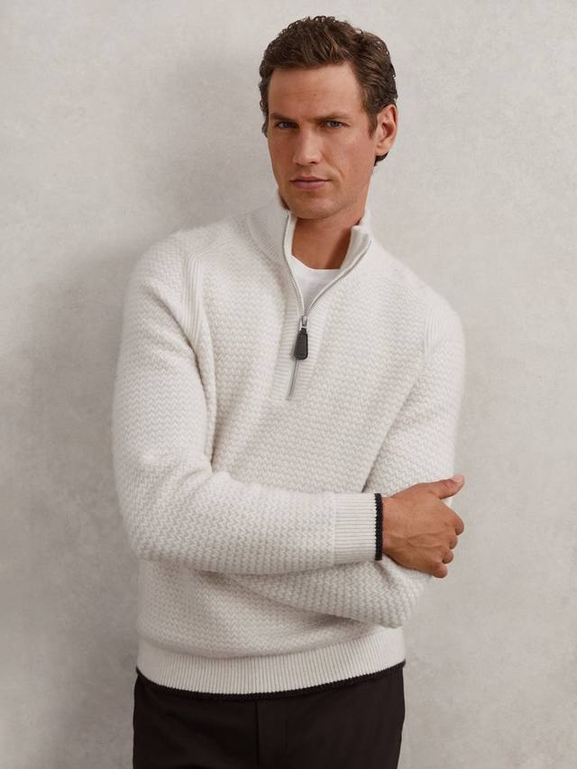 Свитер Stockdale с молнией до половины Reiss, Winter White
Свитер Stockdale с молнией до половины Reiss, Winter White