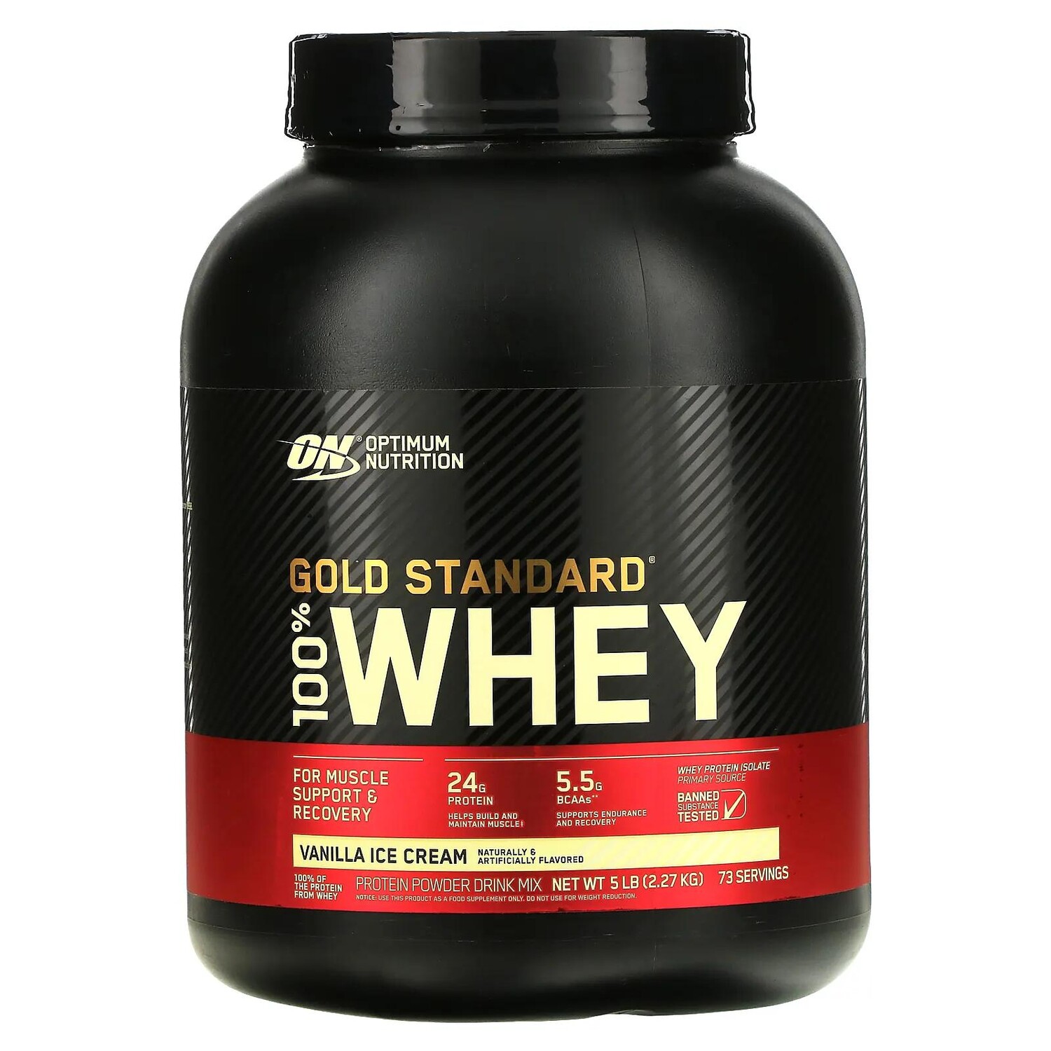 Optimum Nutrition Золотой стандарт 100% пшеница ванильное мороженое 2270 г (5 lb)
Optimum Nutrition Золотой стандарт 100% пшеница ванильное мороженое 2270 г (5 lb)