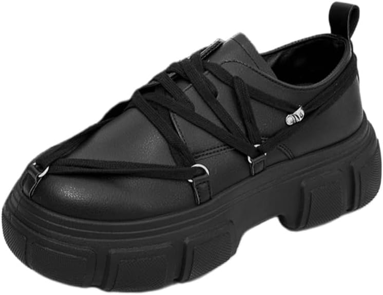 Мужские модные спортивные кроссовки - толстая подошва для увеличения роста, удобная шнуровка, противоскользящая подошва, подходят для всех сезонов Fusecottc, черный
Мужские модные спортивные кроссовки - толстая подошва для увеличения роста, удобная шнуровка, противоскользящая подошва, подходят для всех сезонов Fusecottc, черный