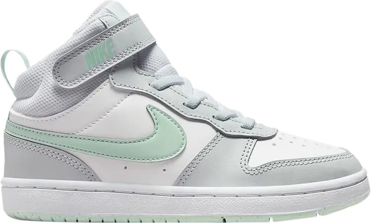 Кроссовки Nike Court Borough Mid 2 PS 'Pure Platinum Mint Foam', серый
Кроссовки Nike Court Borough Mid 2 PS 'Pure Platinum Mint Foam', серый