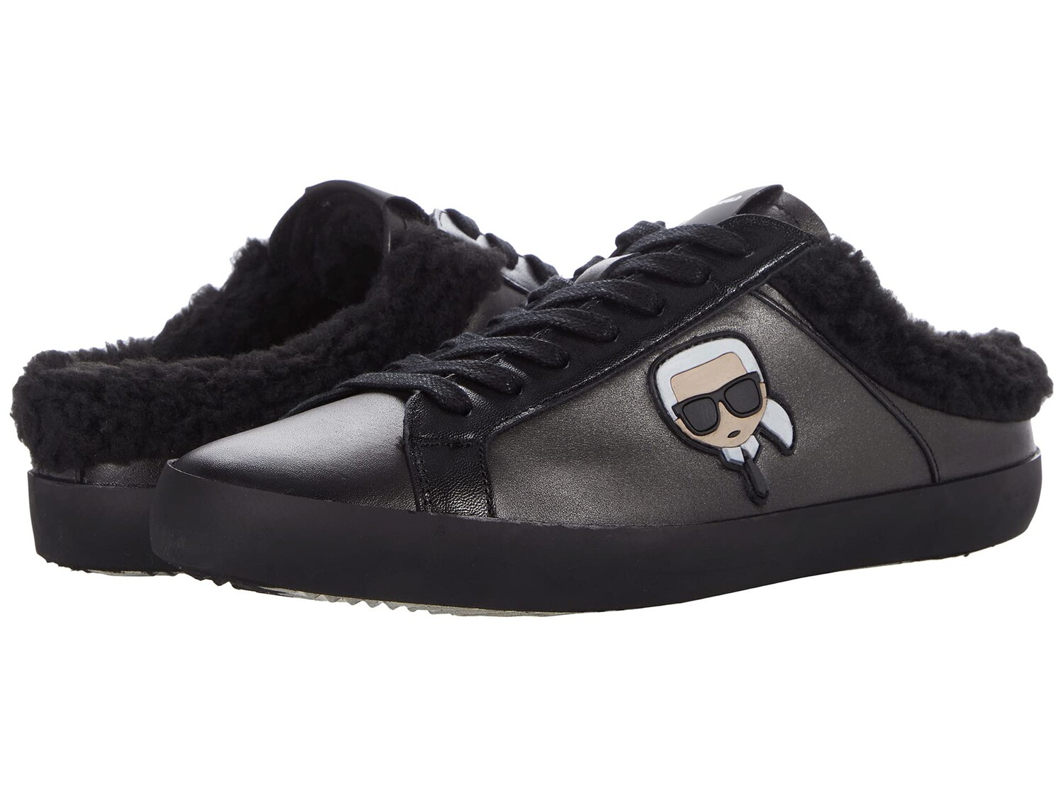 Кроссовки Karl Lagerfeld Paris, Metallic Leather Faux Fur Lined Backless Sneaker On Banded Sole
Кроссовки Karl Lagerfeld Paris, Metallic Leather Faux Fur Lined Backless Sneaker On Banded Sole