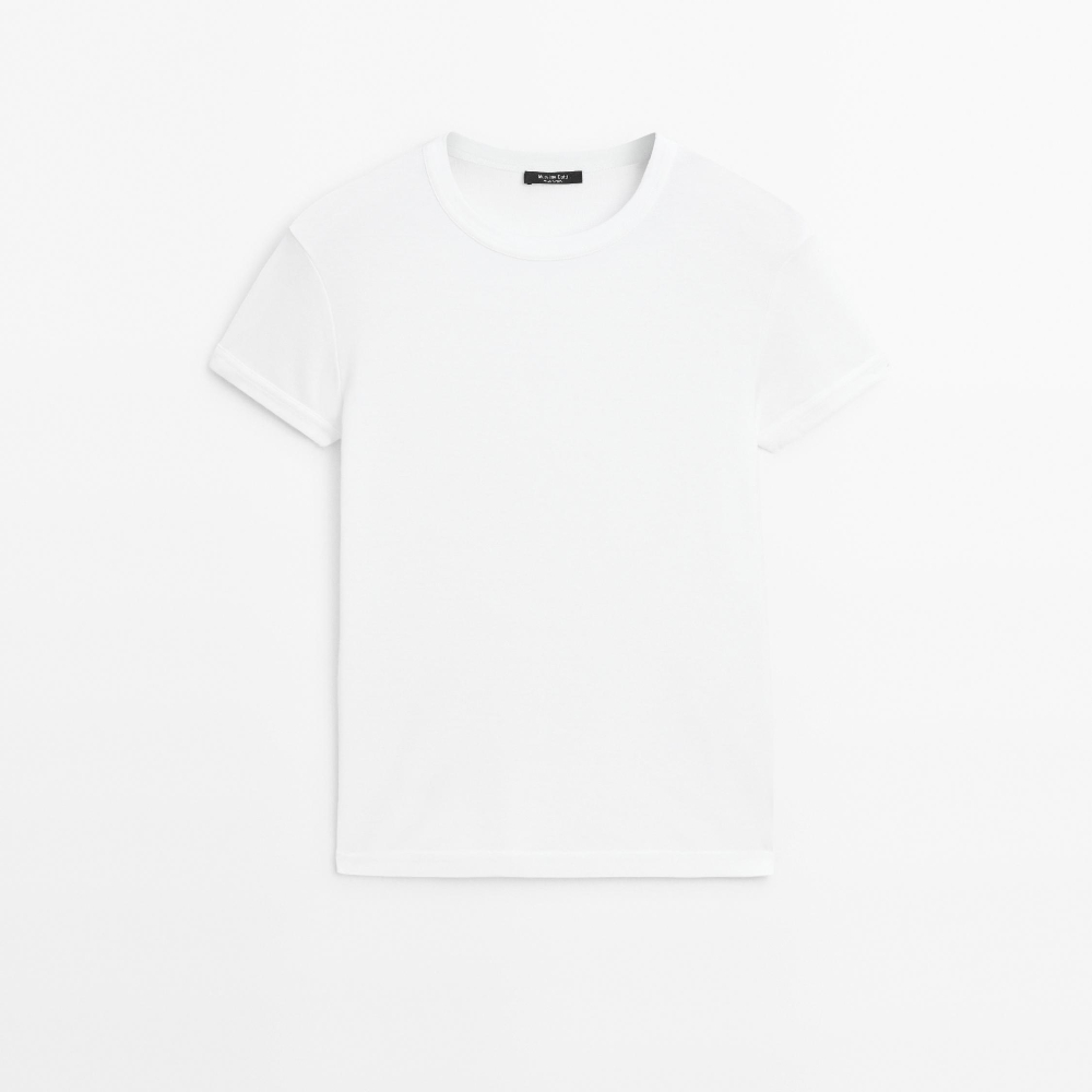 Футболка Massimo Dutti 100% Cotton Short-sleeve, белый
Футболка Massimo Dutti 100% Cotton Short-sleeve, белый