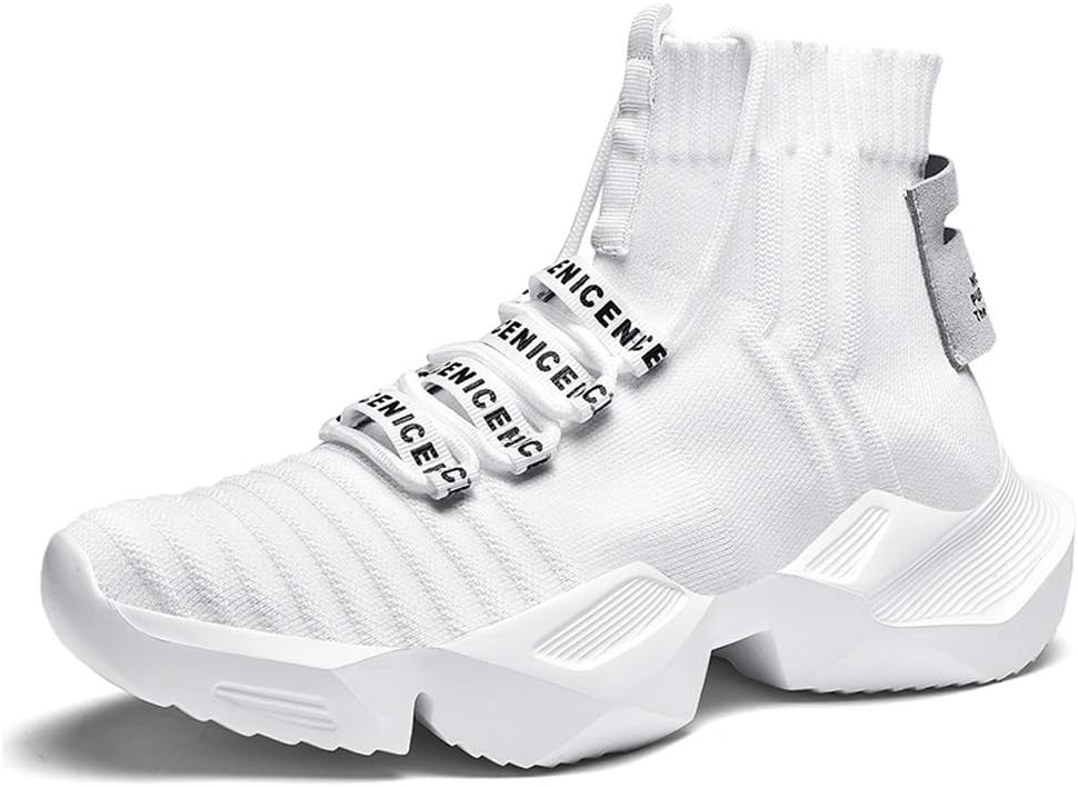 Мужские кроссовки YOHI для бега, высокие кеды, стильные теннисные и прогулочные обувь, повседневные спортивные кроссовки для тренажерного зала, белый
Мужские кроссовки YOHI для бега, высокие кеды, стильные теннисные и прогулочные обувь, повседневные спортивные кроссовки для тренажерного зала, белый
