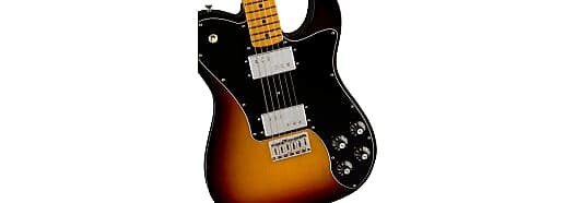 Электрогитара Fender American Vintage II 1975 Telecaster Deluxe, кленовый гриф, 3 цвета Sunburst с футляром
Электрогитара Fender American Vintage II 1975 Telecaster Deluxe, кленовый гриф, 3 цвета Sunburst с футляром