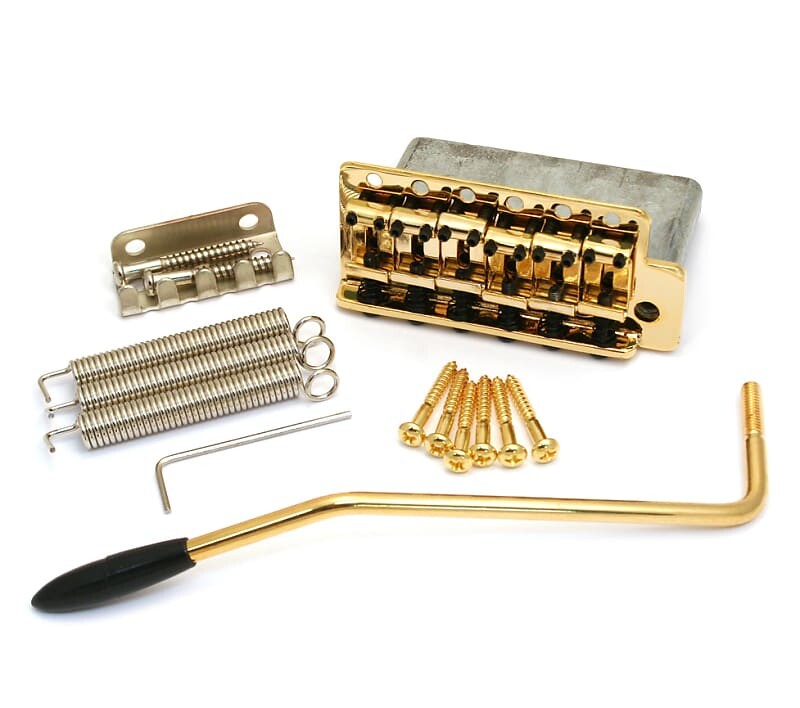 Тремоло в винтажном стиле для Fender Strat - GOLD Allparts SB-0200-002
Тремоло в винтажном стиле для Fender Strat - GOLD Allparts SB-0200-002