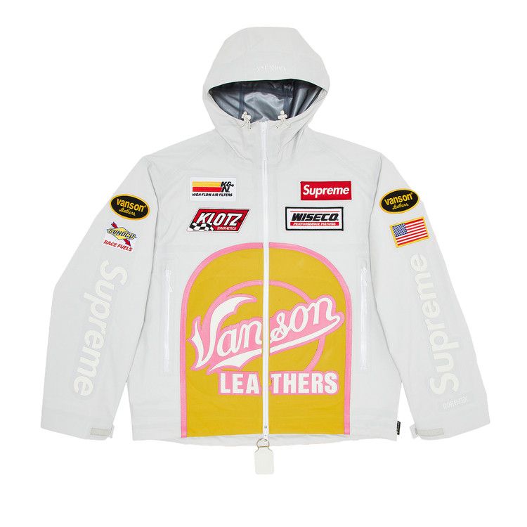 Куртка Supreme x Vanson Leathers GORE-TEX Shell Jacket, White
Куртка Supreme x Vanson Leathers GORE-TEX Shell Jacket, White