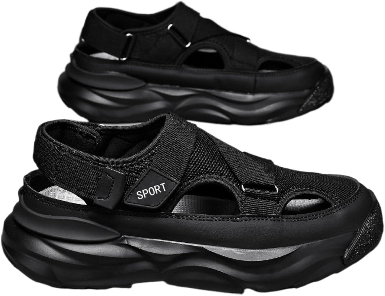 Мужские дышащие сабо с регулируемым ремешком - нескользящие комфортные шлепанцы для вождения, пляжа и повседневной носки (серый, черный, хаки) Azttoztto
Мужские дышащие сабо с регулируемым ремешком - нескользящие комфортные шлепанцы для вождения, пляжа и повседневной носки (серый, черный, хаки) Azttoztto