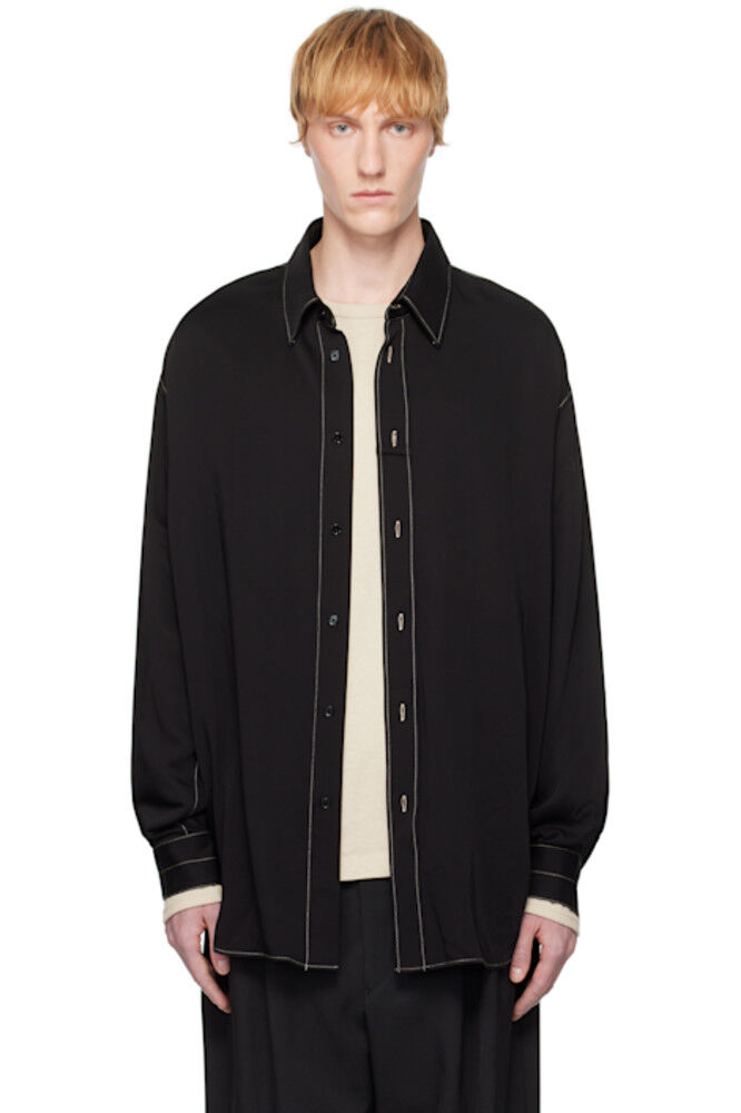 Черная рубашка Loop LEMAIRE
Черная рубашка Loop LEMAIRE