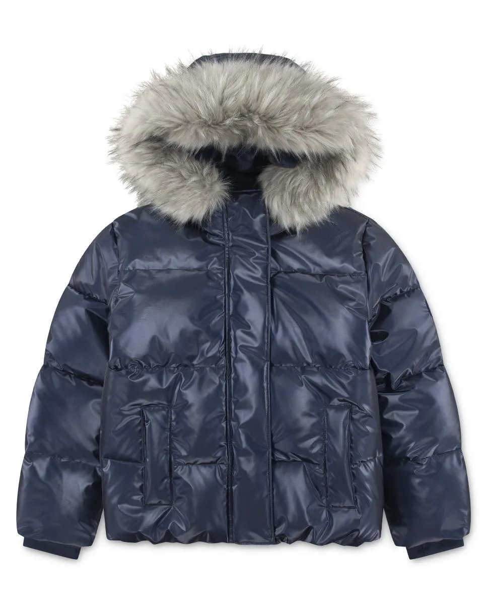 Ультралегкая блестящая стеганая куртка для девочек Abercrombie, синий
Ультралегкая блестящая стеганая куртка для девочек Abercrombie, синий