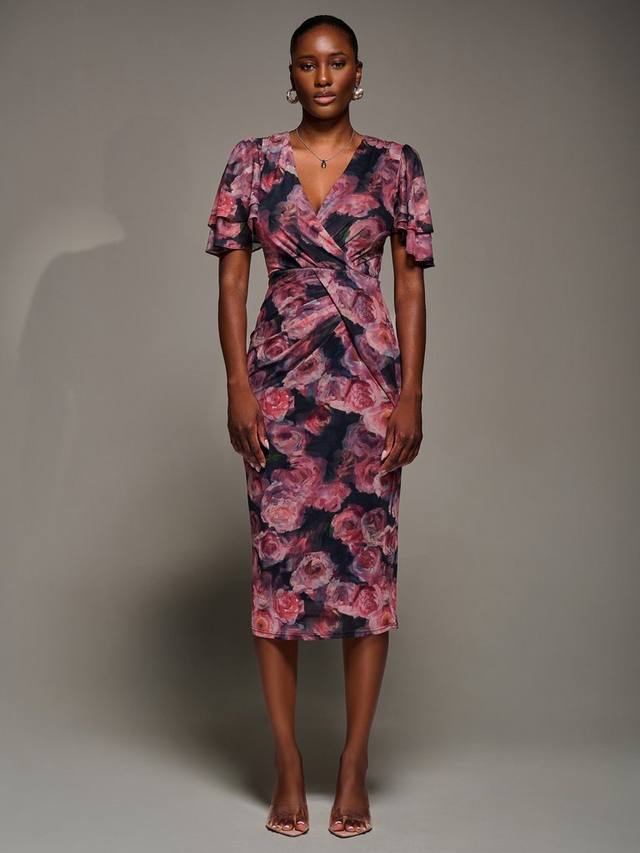 Платье-футляр с рукавами флорал и ангельским кроем Jolie Moi, Red Floral
Платье-футляр с рукавами флорал и ангельским кроем Jolie Moi, Red Floral