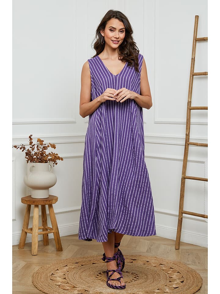 Длинное платье La Compagnie Du Lin Leinen, фиолетовый
Длинное платье La Compagnie Du Lin Leinen, фиолетовый