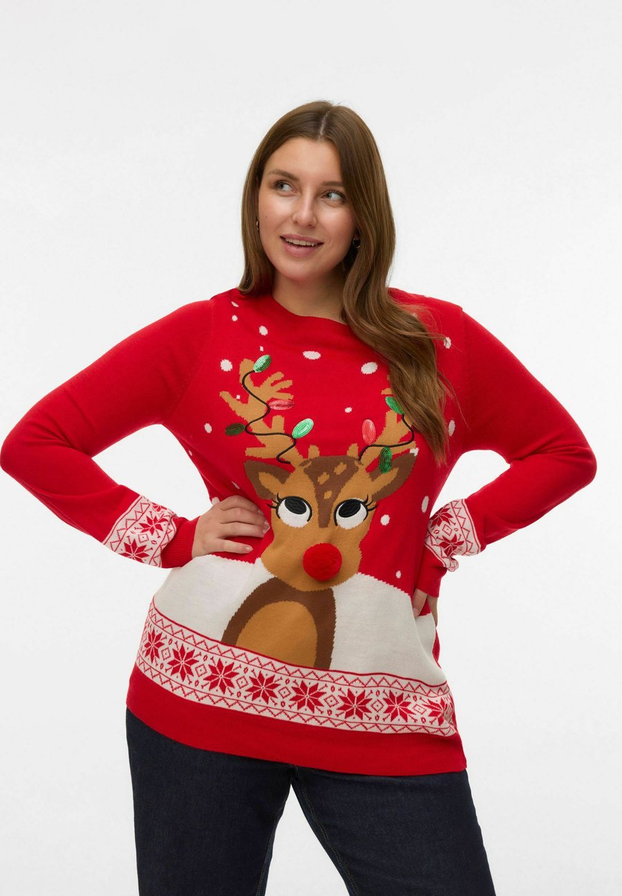 Джемпер Vero Moda Curve Jumper, Chinese Red/Red
Джемпер Vero Moda Curve Jumper, Chinese Red/Red