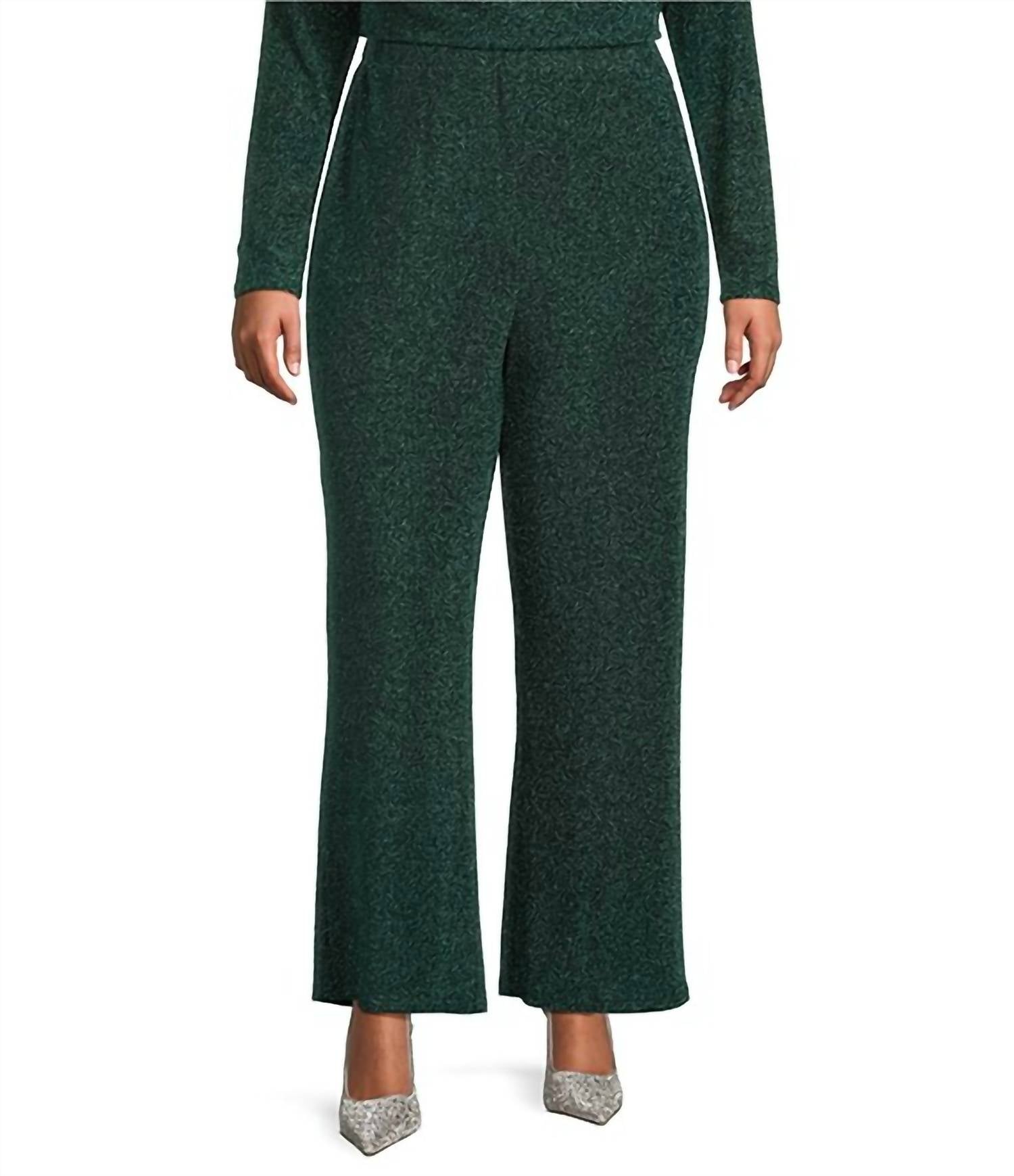 SKIES ARE BLUE Металлизированные люрексовые брюки с высокой талией и широкими штанинами, темно-зеленого цвета
SKIES ARE BLUE Металлизированные люрексовые брюки с высокой талией и широкими штанинами, темно-зеленого цвета