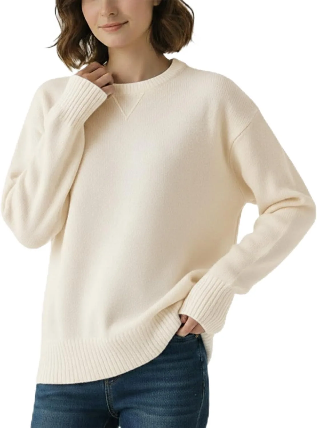 Унисекс свитер с длинным рукавом и V-образной вязкой, мягкий уютный пуловер с резинкой на манжетах Grewear
Унисекс свитер с длинным рукавом и V-образной вязкой, мягкий уютный пуловер с резинкой на манжетах Grewear