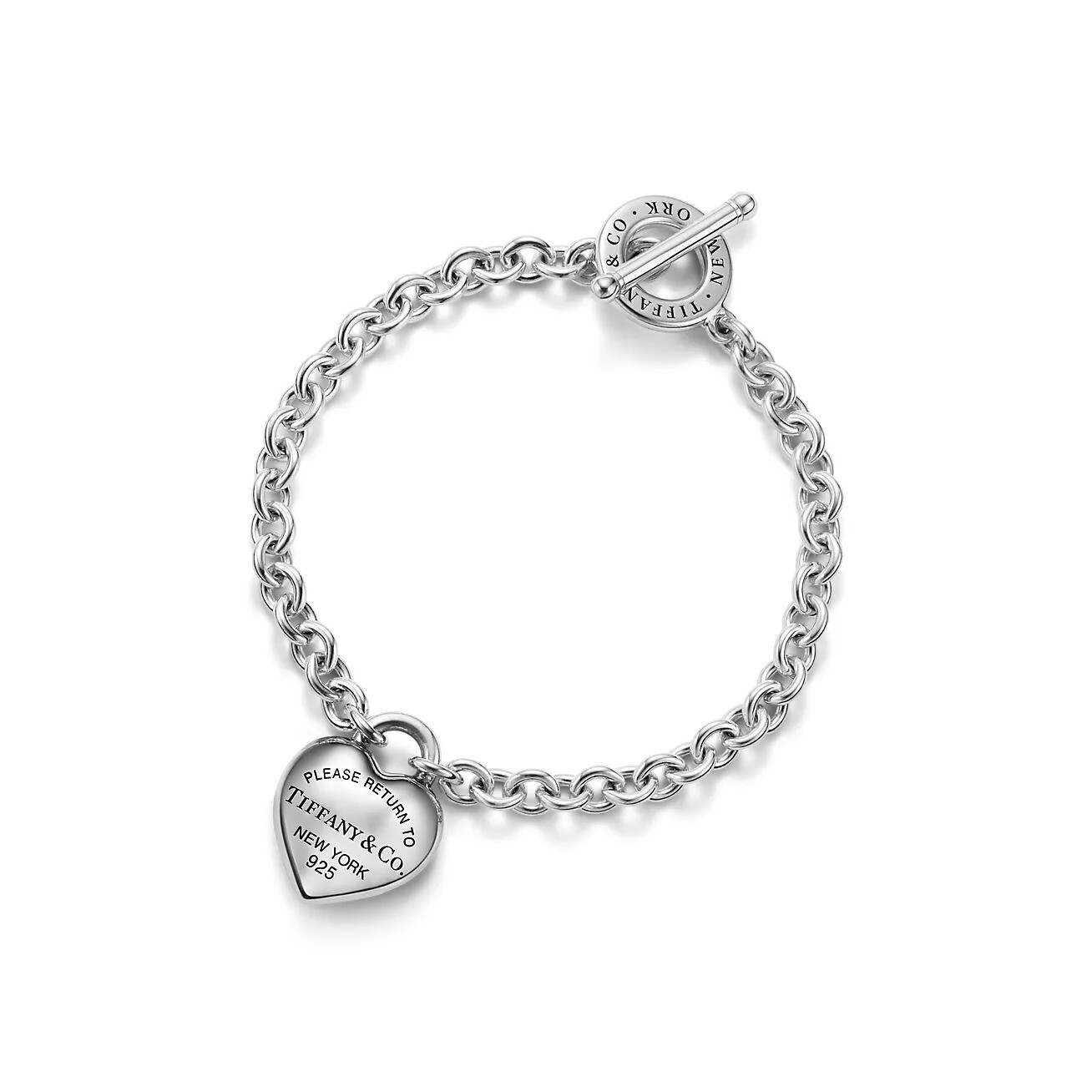 Браслет Tiffany & Co. Return to Tiffany Full Heart Toggle, серебро
Браслет Tiffany & Co. Return to Tiffany Full Heart Toggle, серебро
