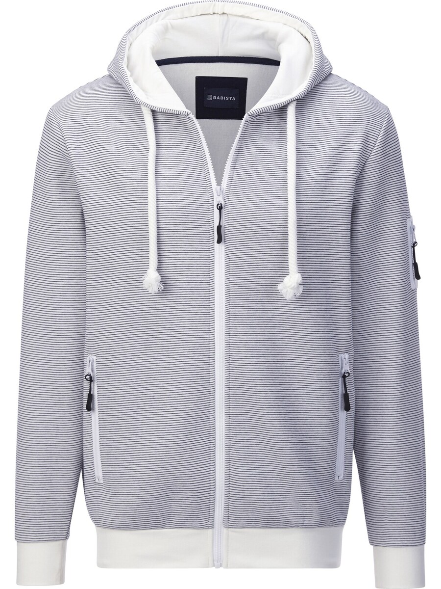 Толстовка с капюшоном на молнии BABISTA Nolienza, белый
Толстовка с капюшоном на молнии BABISTA Nolienza, белый