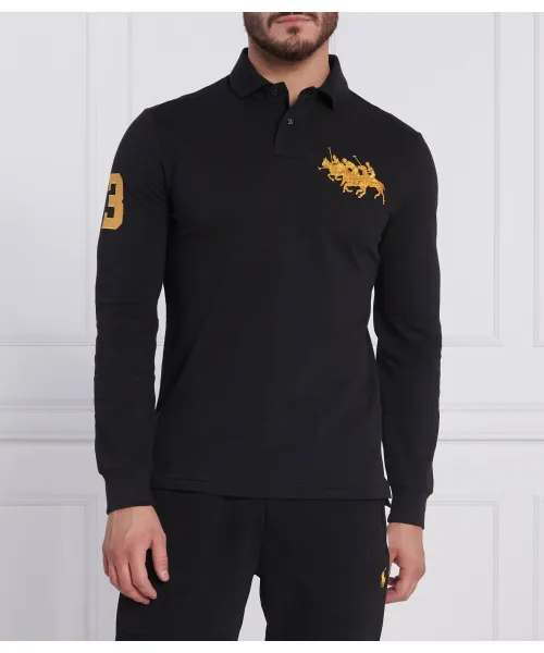 Футболка поло Slim fit Polo Ralph Lauren, черный 
Футболка поло Slim fit Polo Ralph Lauren, черный
