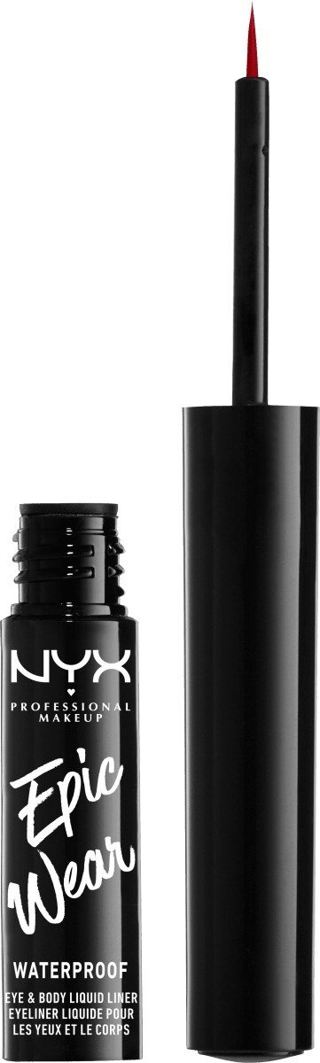 Жидкая подводка для глаз NYX Epic Wear Semi Permanent 07 Red, 3,5 мл
Жидкая подводка для глаз NYX Epic Wear Semi Permanent 07 Red, 3,5 мл