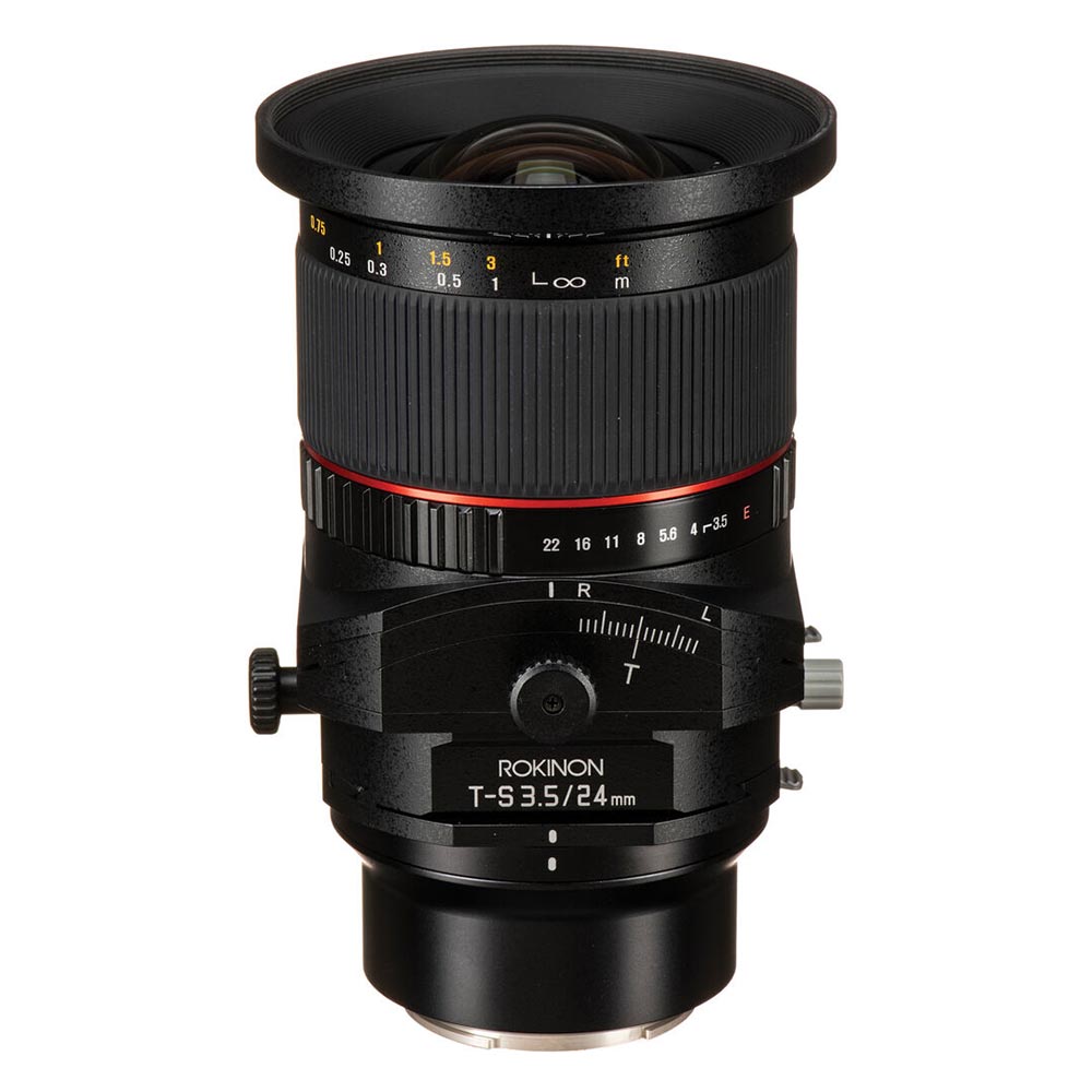 Объектив Rokinon T-S 24mm f/3.5 ED AS UMC Tilt-Shift, Sony E Mount, черный
Объектив Rokinon T-S 24mm f/3.5 ED AS UMC Tilt-Shift, Sony E Mount, черный
